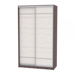 Шкаф-купе Аларти B-220х135х60-1Венге-ДМ-D7D8