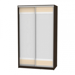 Шкаф-купе Аларти B-220х135х60-2Венге-ДМ-D10D10