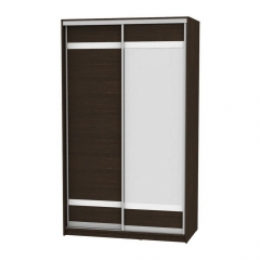 Шкаф-купе Аларти B-220х135х60-2Венге-D9D10