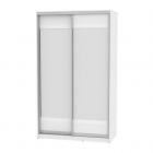 Шкаф-купе Аларти B-220х135х60-2Белый-D10D10