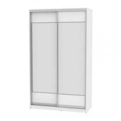 Шкаф-купе Аларти B-220х135х60-3Белый-D8D8