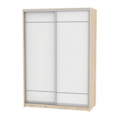 Шкаф-купе Аларти B-220х160х60-1ДСС-Белый-D7D7