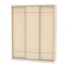 Шкаф-купе Аларти B-220х180х60-3ДМ-D7D7D7