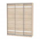 Шкаф-купе Аларти B-220х180х60-3ДСС-D9D9D9