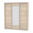 Шкаф-купе Аларти B-220х200х60-2ДСС-D7D8D7