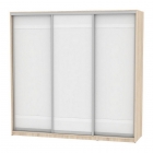 Шкаф-купе Аларти B-220х235х60-1ДСС-Белый-D9D9D9