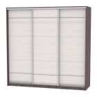 Шкаф-купе Аларти B-220х235х60-3ЯАТ-ЯАС-D7D7D7