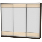 Шкаф-купе Аларти B-220х270х60-3Венге-ДМ-D8D8D8