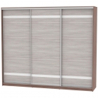 Шкаф-купе Аларти B-220х270х60-3ЯШТ-ЯШС-D9D9D9