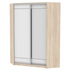 Шкаф-купе Аларти YA-198х1250-2ДСС-Белый-D1D2