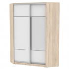 Шкаф-купе Аларти YA-198х1250-2ДСС-Белый-D4D3