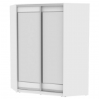 Шкаф-купе Аларти YA-198х1400-568-1Белый-D2D2