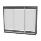 Шкаф-купе Аларти B-230х270х60-3Графит-D10D10D10