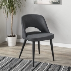 Кресло R-home Lars темно-серый/черный