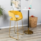 Кресло Бар. R-home Hugs Б желтый/Линк золото