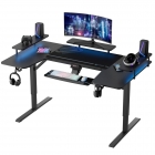 Стол для компьютера для геймеров U-образной формы с электрической регулировкой по высоте и трансформируемыми полками Eureka Eureka U-71