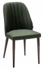 Стул R-home Alen темно-зеленый/т. орех