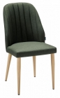 Стул R-home Alen темно-зеленый/нат.дуб