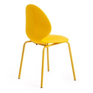 Стул Tetchair EBAY mod 03 / 1 шт. в упаковке металл/пластик, 52x46x83.5, желтый
