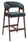 Кресло барное R-home Baxter Б Grey/Темный орех