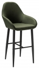 Стул R-home Kent бар темно-зеленый/черный