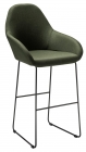 Стул R-home Kent бар темно-зеленый/Линк