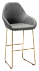 Стул R-home Kent бар темно-серый/Линк золото