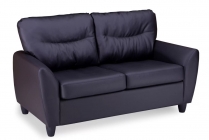 Двухместный диван RAMART DESIGN Наполи Премиум экокожа Блэк