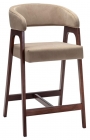 Кресло полубарное R-home Baxter Beige/т.орех