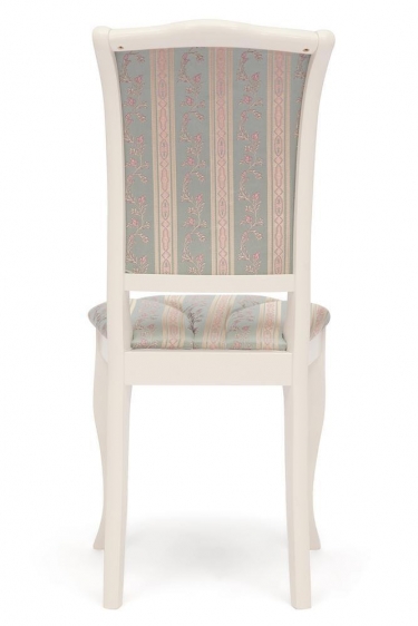Стул Tetchair Opera OP-SC / 1 шт. в упаковке дерево гевея, 45х53х97см, ivory white слоновая кость 2-5, ткань бирюзовая H180-19