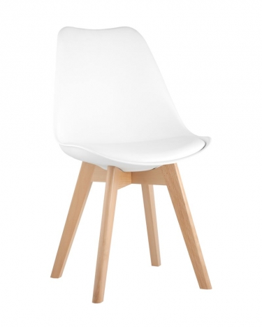 Комплект из четырех стульев Stool Group FRANKFURT белый 4 шт. комплект