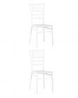 Стул Stool Group Chiavari Кьявари пластик белый 2 шт. комплект