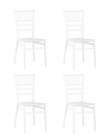 Стул Stool Group Chiavari Кьявари пластик белый 4 шт. комплект