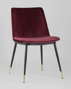Стул Stool Group Мелисса велюр бордовый 2 шт