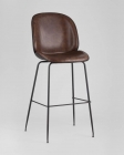 Стул барный Stool Group Beetle PU со спинкой коричневый 2 шт
