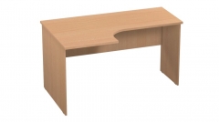 Стол компьютерный угловой Альтерна Р.РС-16 левый Дуб Сонома светлый