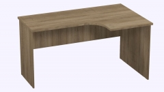 Стол компьютерный угловой Альтерна Р.РС-14 правый Ясень темный