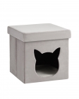 Пуф складной с ящиком Stool Group Store Pet серый