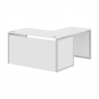 Стол письменный угловой левый Skyland XTEN-QP XQPCT 1415H L Белый Серый