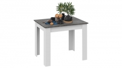 Стол обеденный Трия Промо тип 1 Белый/Ателье темный