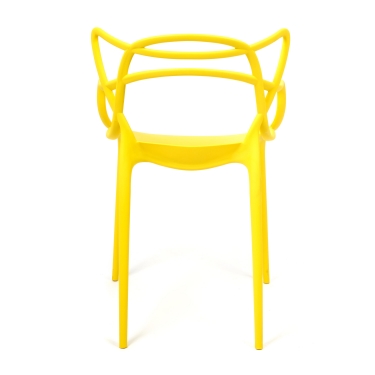 Стул Tetchair Cat Chair mod. 028 пластик, 53 x 59 x 82,5 см, желтый Yellow Y-01