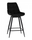 Стул полубарный Stool Group Флекс ПБ с поворотным механизмом велюр черный