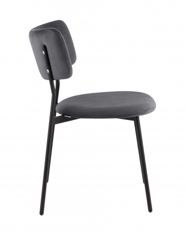 Стул Stool Group Амелия велюр темно-серый