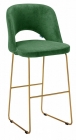 Кресло Бар. R-home Lars Б зеленый/Линк золото