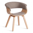 Стул Tetchair VIMTA mod.8021 дерево / ткань, 69х56х77 см, натуральный/бежевый, Aimcasa 5