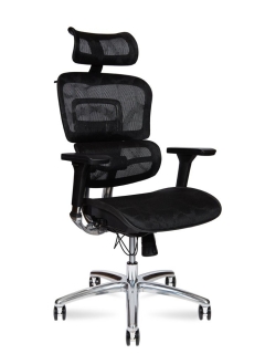 Кресло руководителя Норден Kron aluminium black
