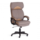 Кресло Tetchair DUKE ткань рогожка Nice, мокко серо-бежевая / сетка бронза, TW-21