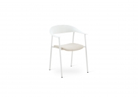 Стул Stool Group Eila с подушкой пластик белый