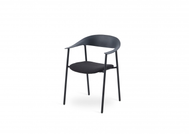 Стул Stool Group Eila с подушкой пластик черный