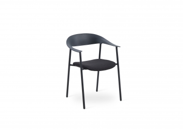 Стул Stool Group Eila с подушкой пластик черный